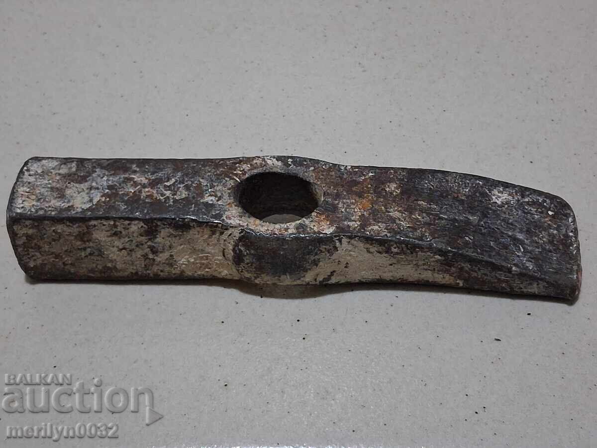 Old wrought iron carpenter's hammer Old wrought iron carpenter's hammer