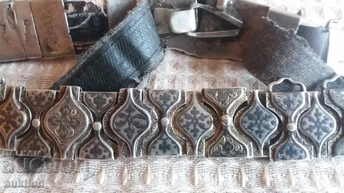 TSARIST RUSSIA - SILVER BELT WITH NIELO - PAFTI - 426 GR 1879 - 5