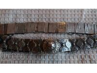 TSARIST RUSSIA - SILVER BELT WITH NIELO - PAFTI - 426 GR 1879