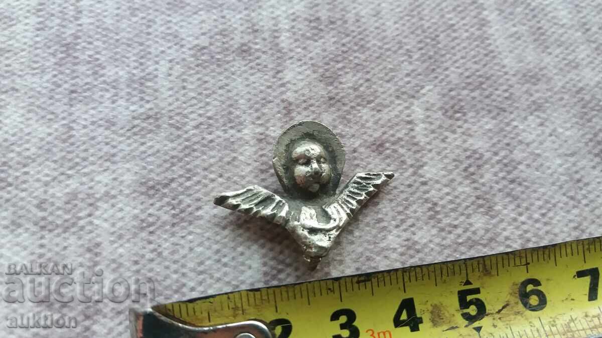 Δημοπρασία Χερουβείμ - Αναγεννησιακός σατσανάς - ασήμι μοναδικό - 6 γραμμάρια