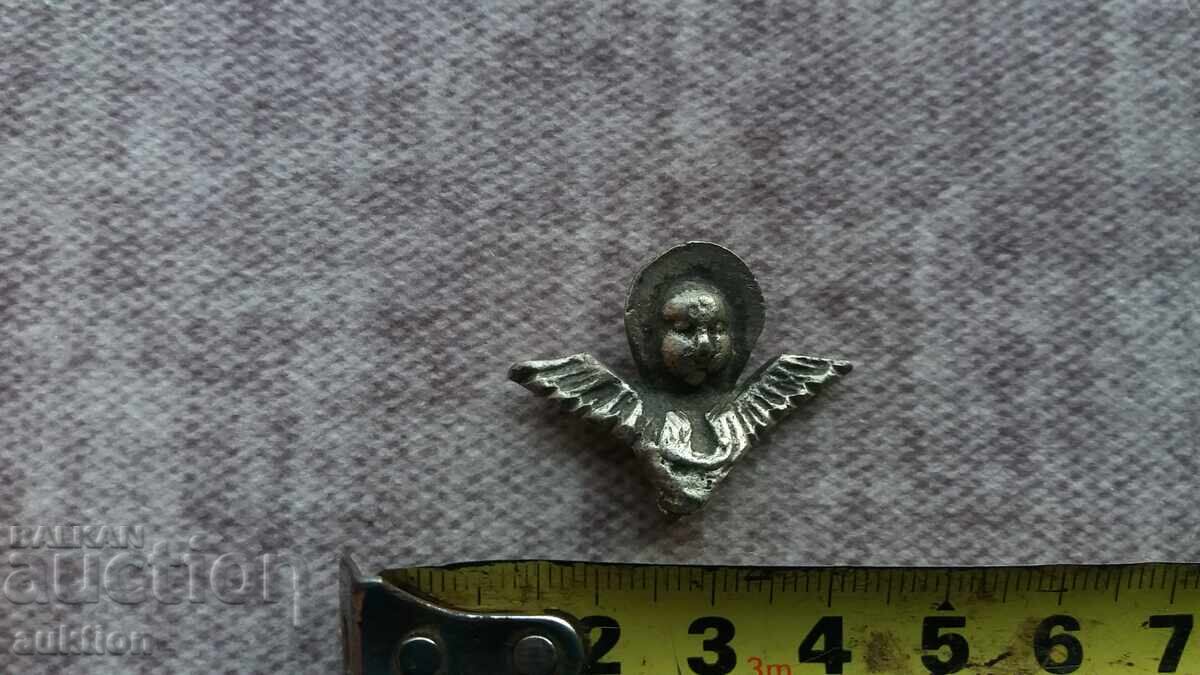 Χερουβείμ - Αναγεννησιακός σατσανάς - ασήμι μοναδικό - 6 γραμμάρια