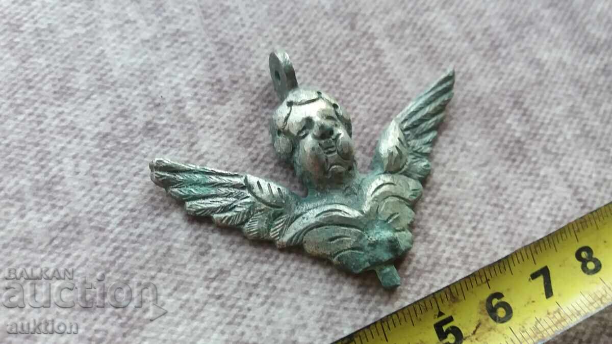 Аукцион херувим - възрожденски сачан - сребро уникат - 30 грама Аукцион херувим - възрожденски сачан - сребро уникат - 30 грама