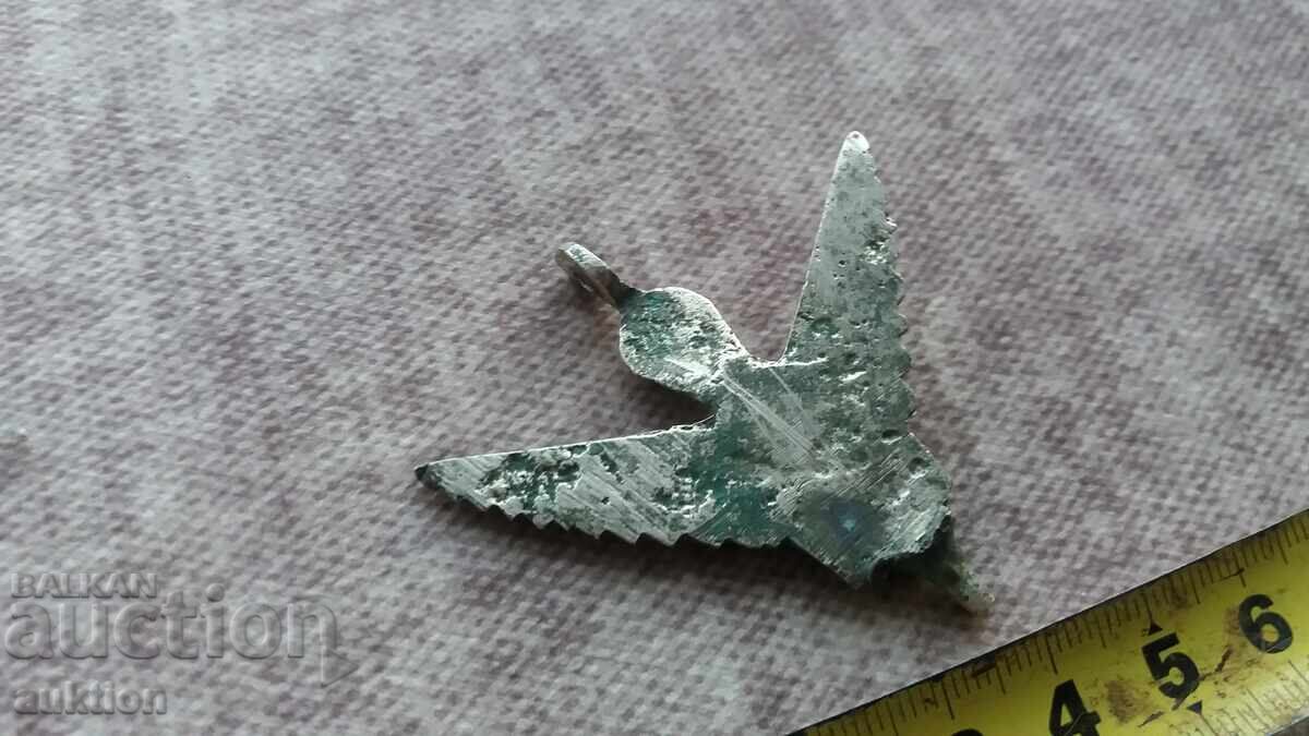 Cherub - Revival-era brazier - silver unique - 26 grams - 5