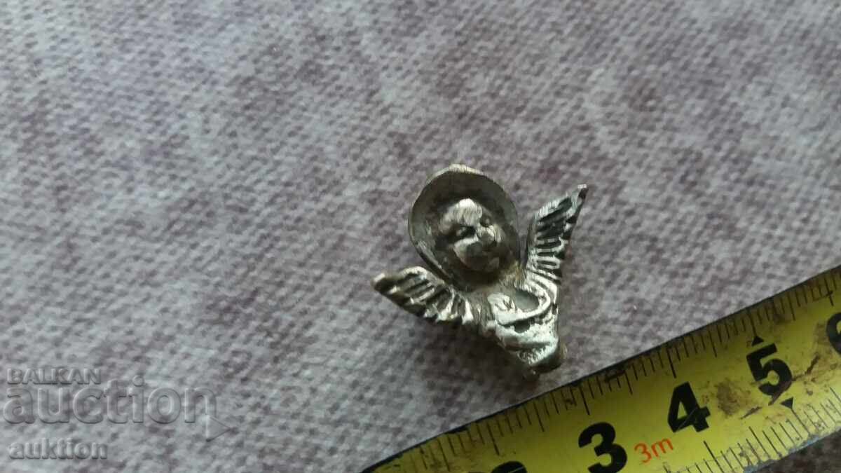 Auction  Cherub - Revival-era brazier - silver unique - 7 grams