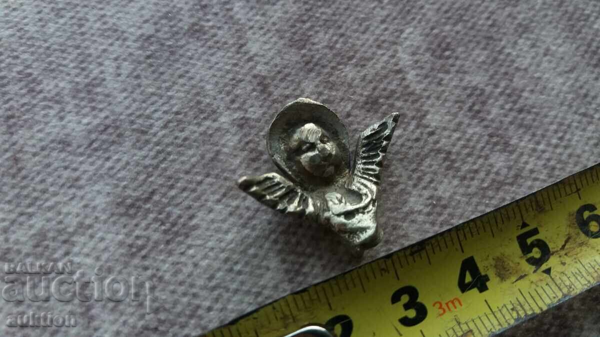 Delivery of Cherub - Revival-era brazier - silver unique - 7 grams