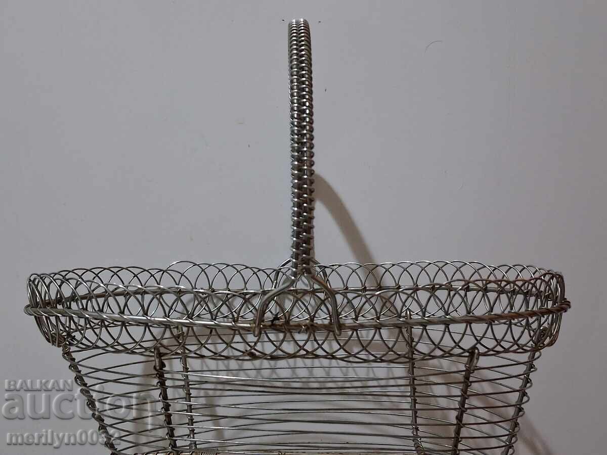 Μεταλλικό καλαθάκι, μπομπονιέρα, καλάθι, ζαχαριέρα με τιμή 39.00 BGN | € 19.94