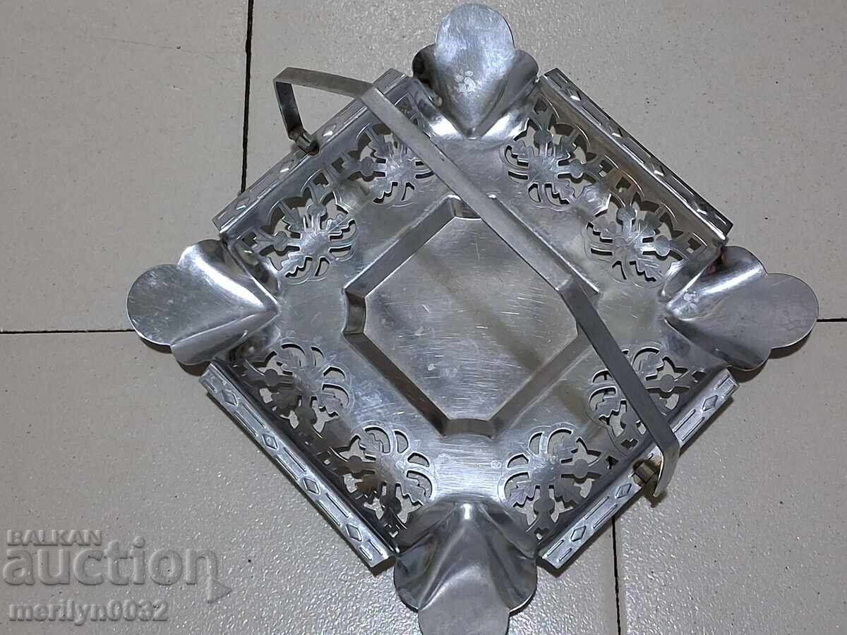 Μεταλλική κασετίνα, καλάθι, ζαχαριέρα - 5