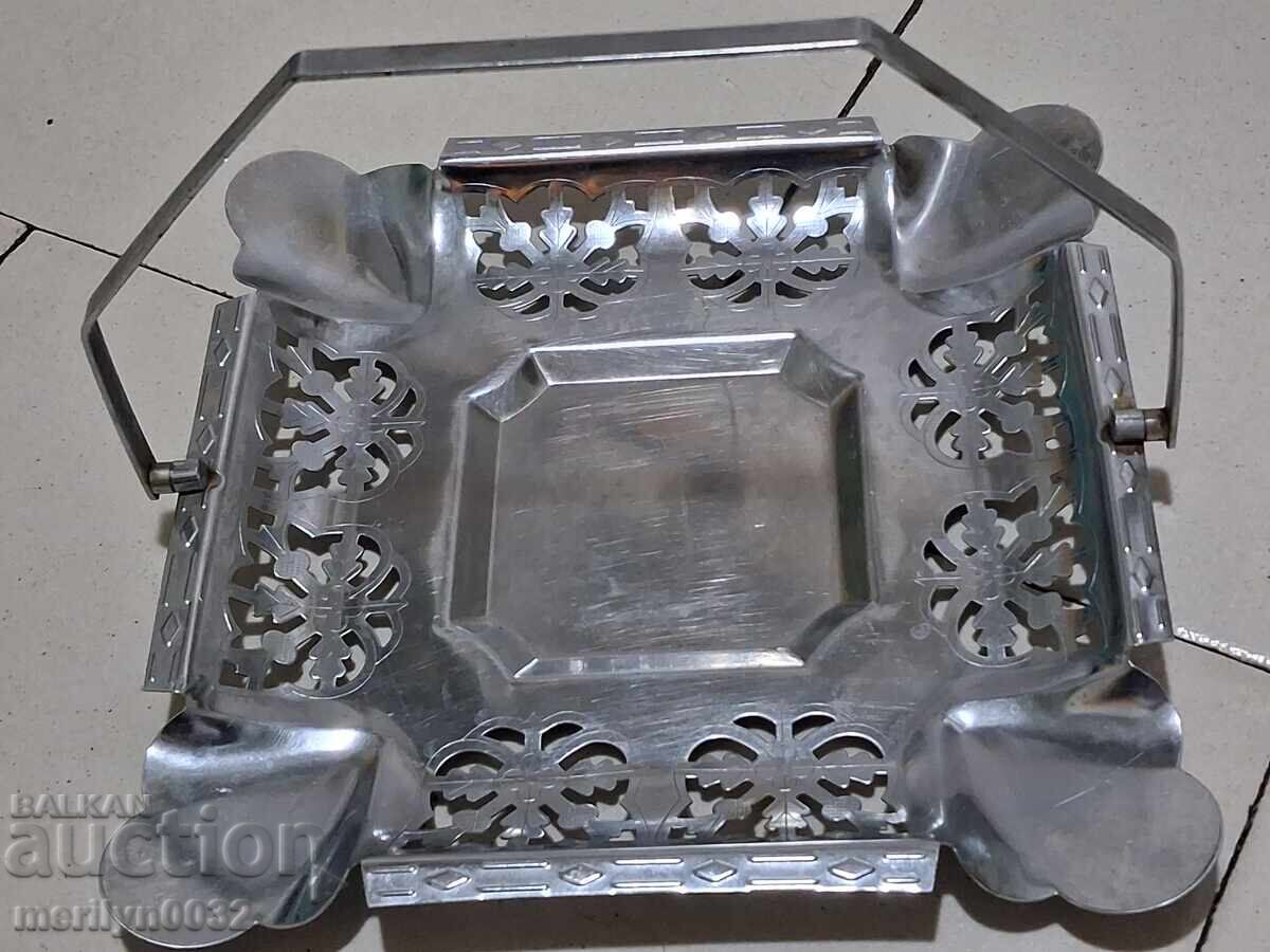 Μεταλλική κασετίνα, καλάθι, ζαχαριέρα - 6