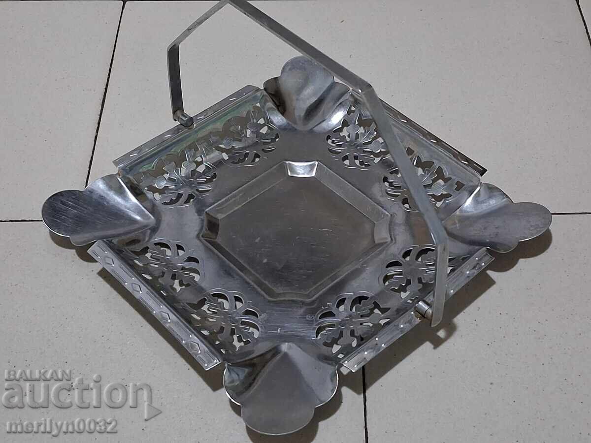 Μεταλλική κασετίνα, καλάθι, ζαχαριέρα