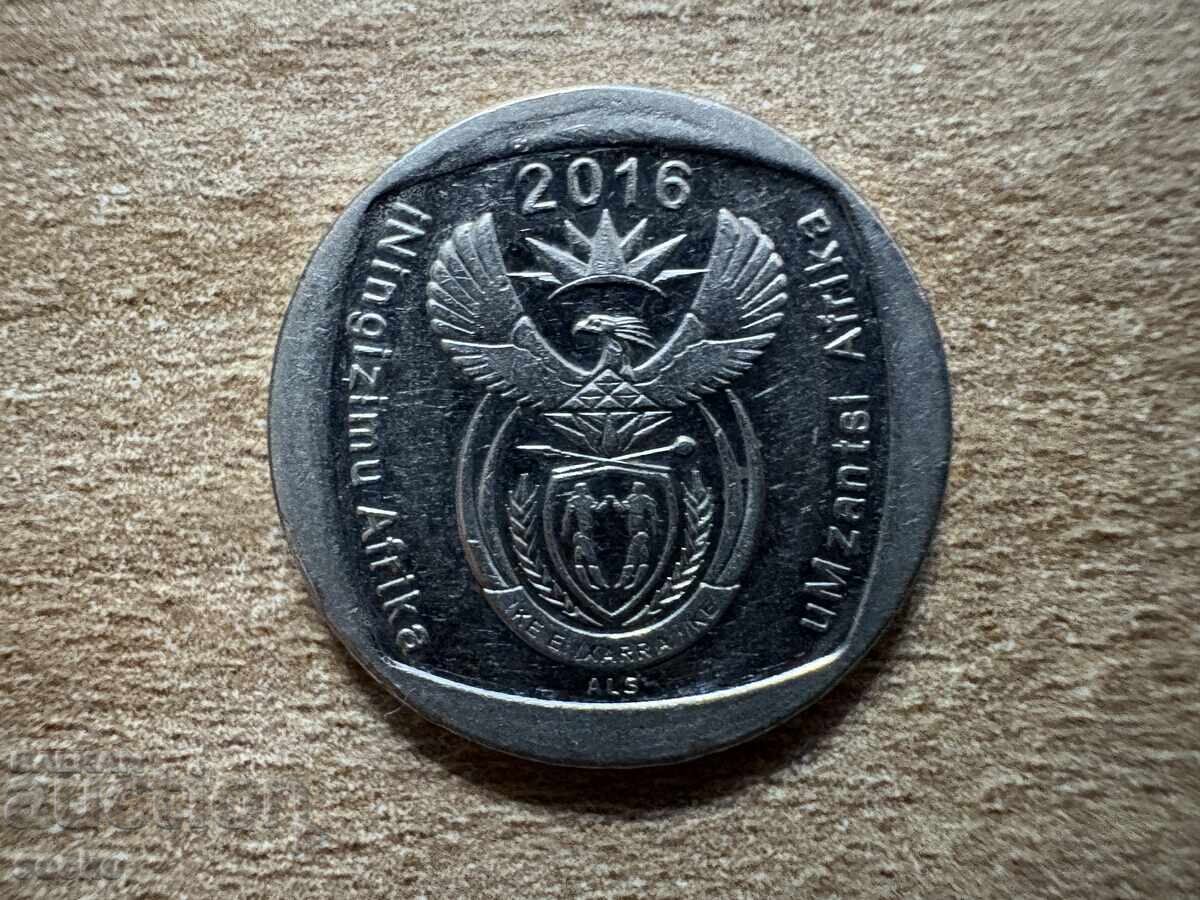 Νότια Αφρική - 1 ραντ (2016) με τιμή 0.30 BGN | € 0.15 Νότια Αφρική - 1 ραντ (2016) με τιμή 0.30 BGN | € 0.15