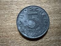 Austria - 5 groși (1968)