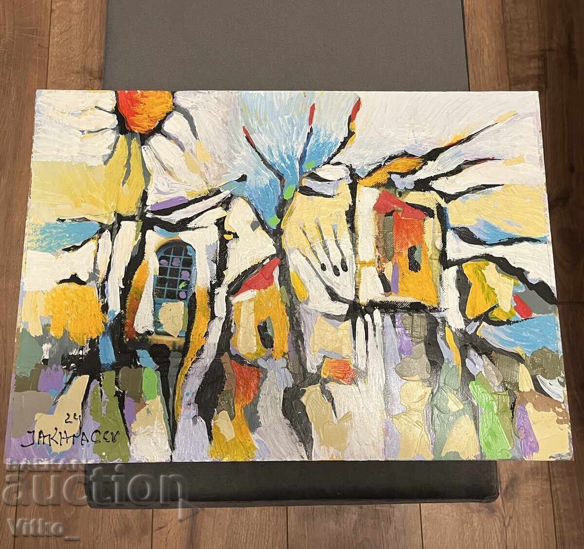 Ivan Yakhnadzhiev - πίνακας ζωγραφικής με λάδι