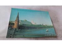 Στερεοκάρτα Μόσχα, θέα του Κρεμλίνου από την πλευρά του ποταμού Μόσχας