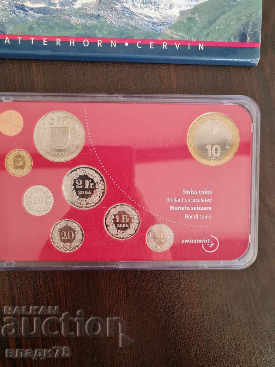 Swiss Coin Set 2004 - 6