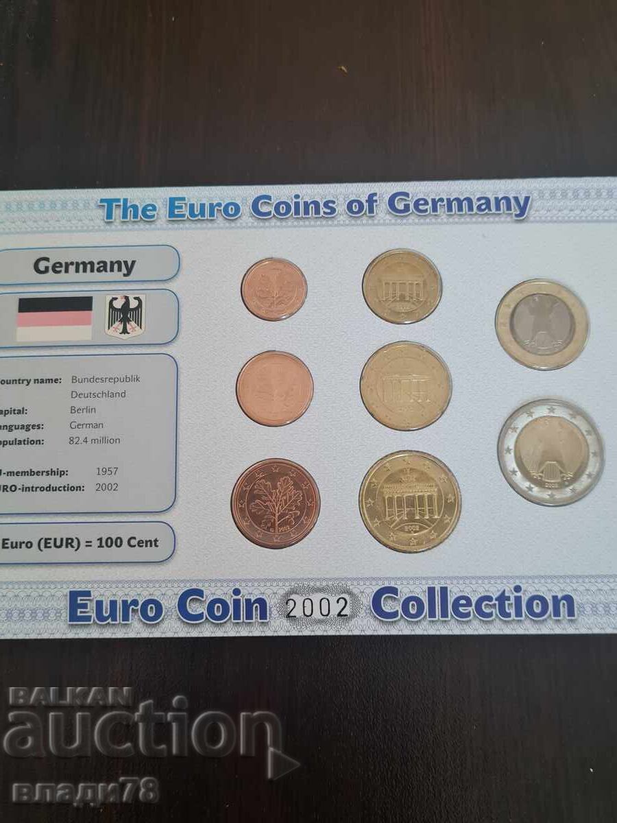 Παράδοση Σετ Ευρωνομισμάτων Γερμανίας 2002 € Παράδοση Σετ Ευρωνομισμάτων Γερμανίας 2002 €