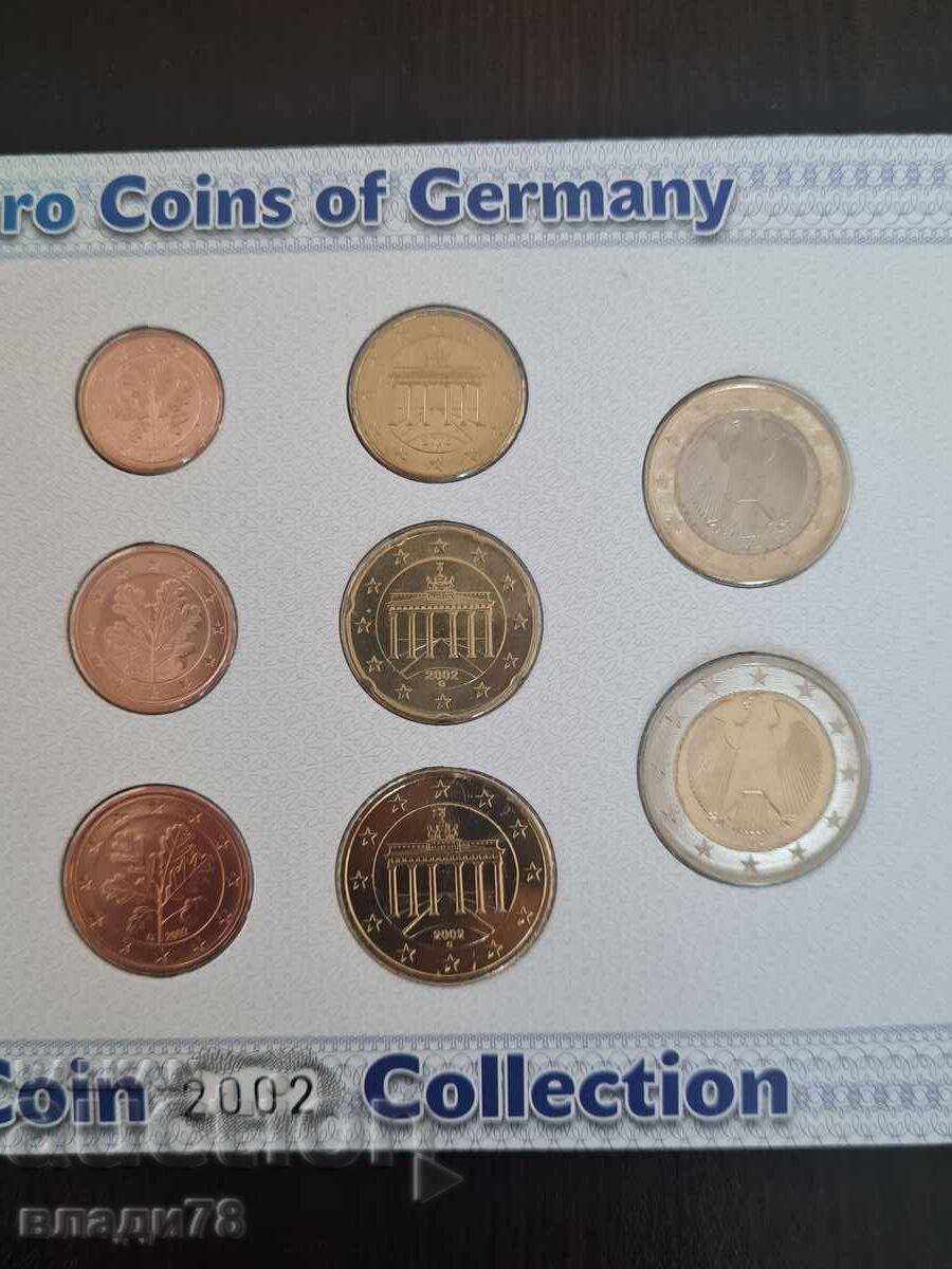 Σετ Ευρωνομισμάτων Γερμανίας 2002 € - 6 Σετ Ευρωνομισμάτων Γερμανίας 2002 € - 6