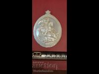 ICOANĂ VECHE - PANAGHIA - SF. GHEORGHE VICTORIOSUL - sfârșitul secolului al XIX-lea