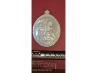 ΠΑΛΑΙΑ ΕΙΚΟΝΑ-ΠΑΝΑΓΙΑ-ΑΓ.ΓΕΩΡΓΙΟΣ Ο ΤΡΟΠΑΙΟΦΟΡΟΣ-τέλη 19ου αι