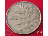 10 крони 1984 - Исландия