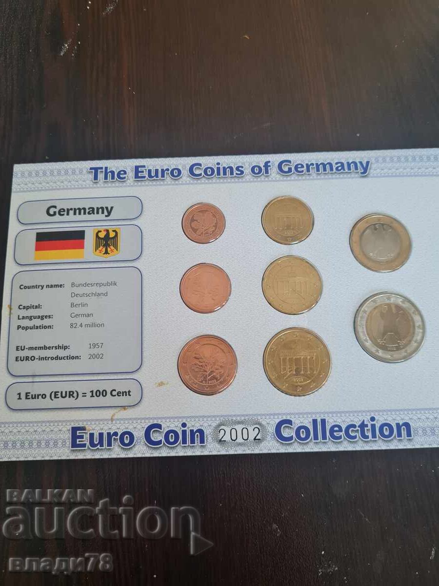 Δημοπρασία Σετ Ευρωνομισμάτων Γερμανίας 2002 € Δημοπρασία Σετ Ευρωνομισμάτων Γερμανίας 2002 €