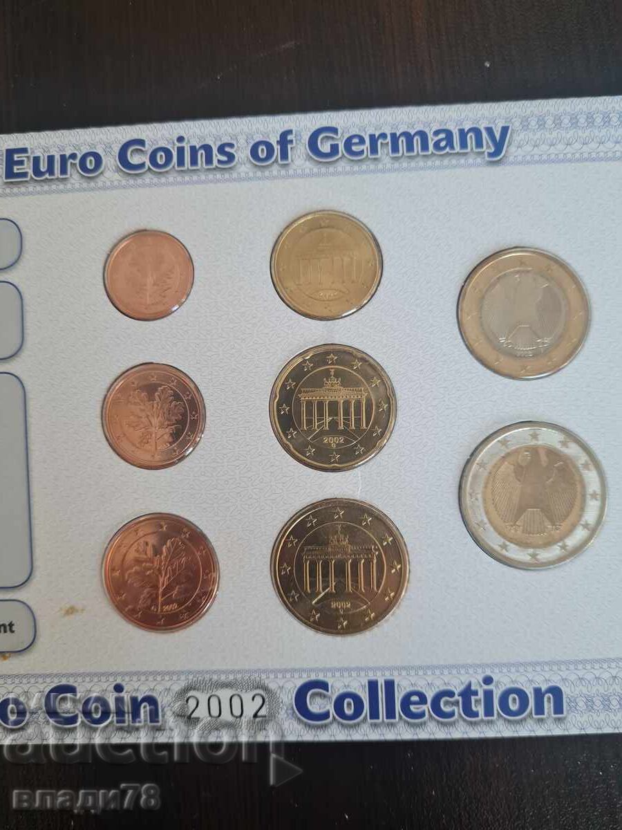Σετ Ευρωνομισμάτων Γερμανίας 2002 € Σετ Ευρωνομισμάτων Γερμανίας 2002 €