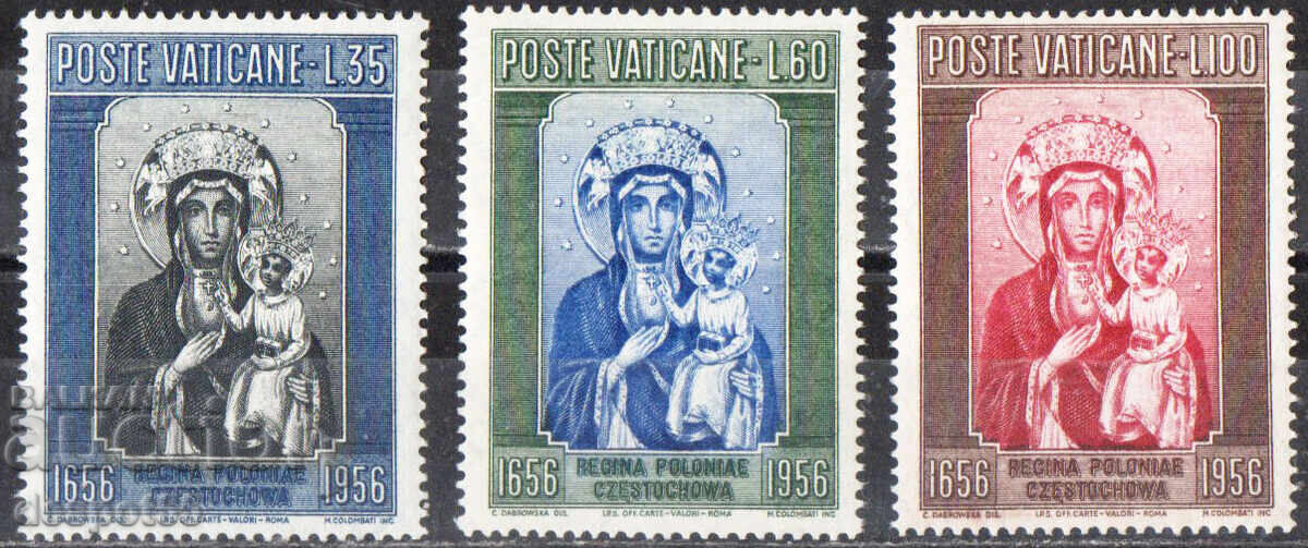 1956. The Vatican. 300th anniversary of the Black Madonna of Poland.
