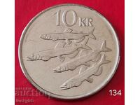 10 Kronur 1996 - Iceland