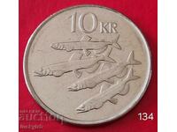 10 coroane 1996 - Islanda