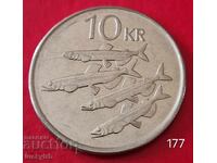 10 крони 2004 - Исландия