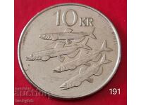10 крони 2008 - Исландия