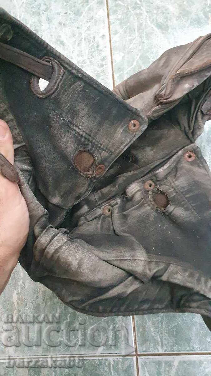 2 τμχ. Παλιά δερμάτινα Κράνη Μοτοσυκλέτας - 6