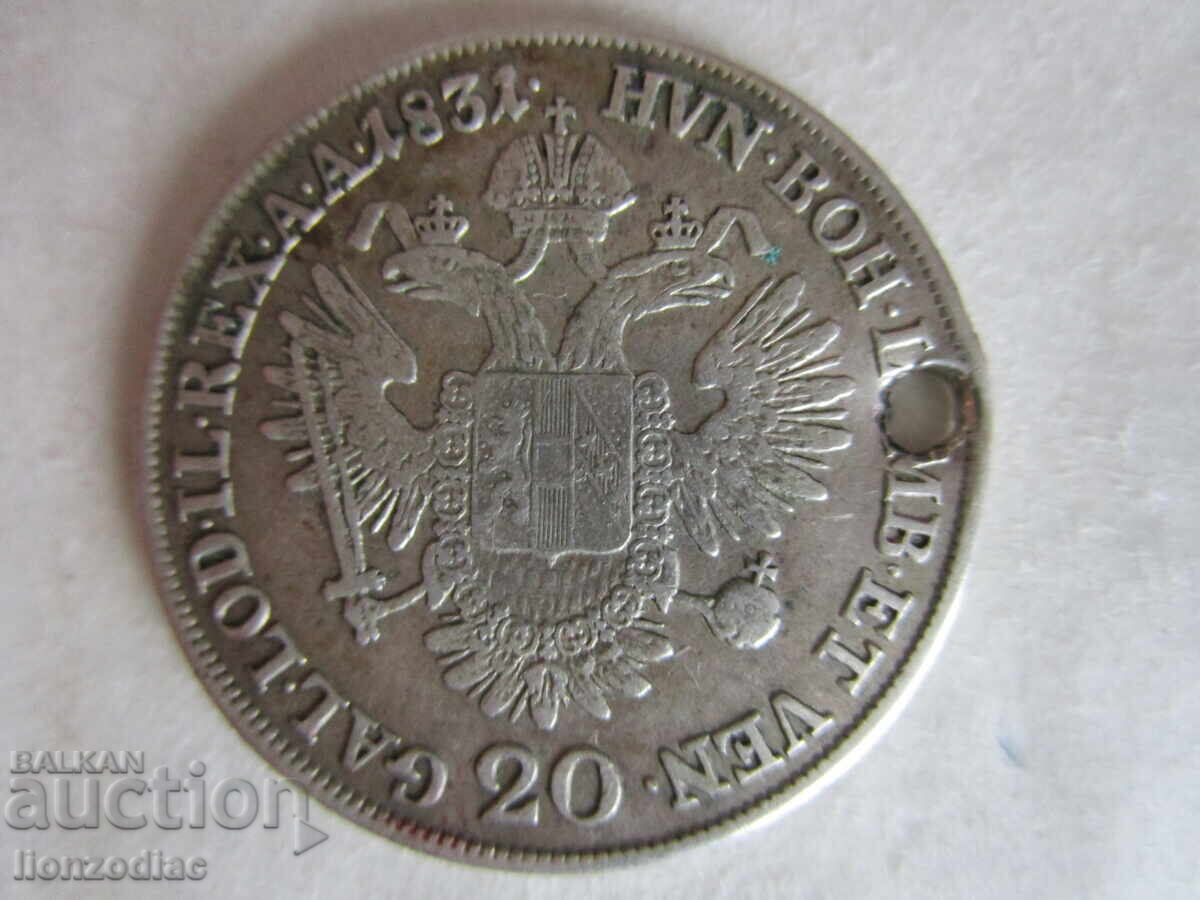 Auction  ❗❗Rare coin 1831 silver 6.43 g, from jewelry, ORIGINAL❗❗