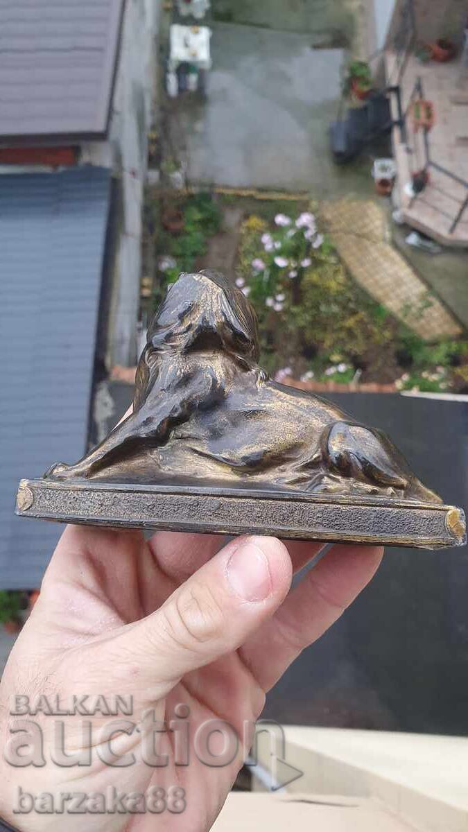 Παλιά φιγούρα Λιονταριού με επιχρύσωση - 6