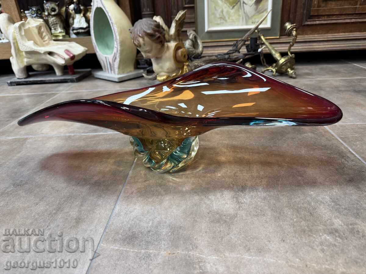 Auction  Murano Glass Bowl No. 7659