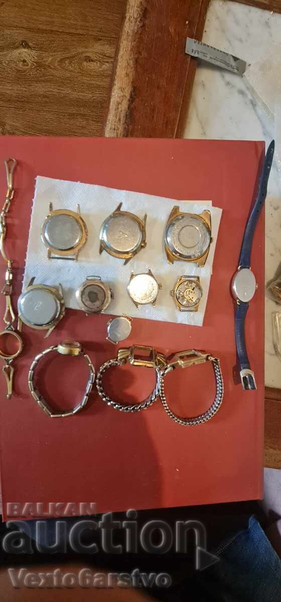 Watches WATCHES-GOLD PLATED 11 pcs cases 10 m.-SWITZERLAND with price 299.99 BGN | € 153.38