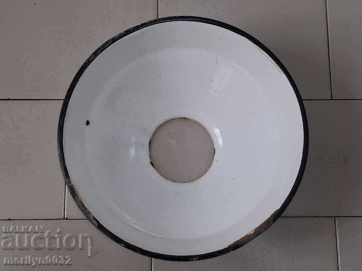 Auction  Double-sided enameled reflector lamp enamel 60s-70s