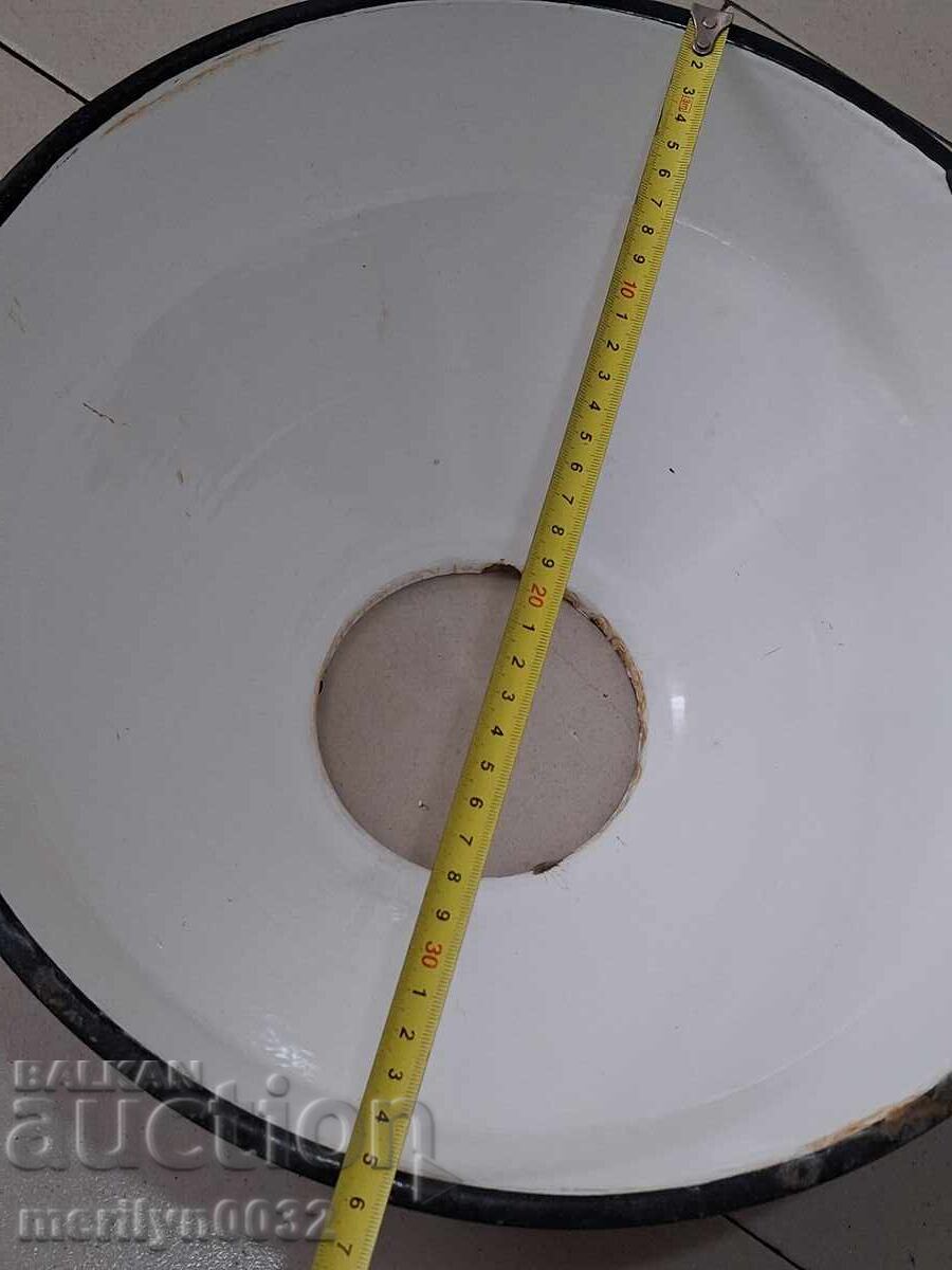 Double-sided enameled reflector lamp enamel 60s-70s - 5