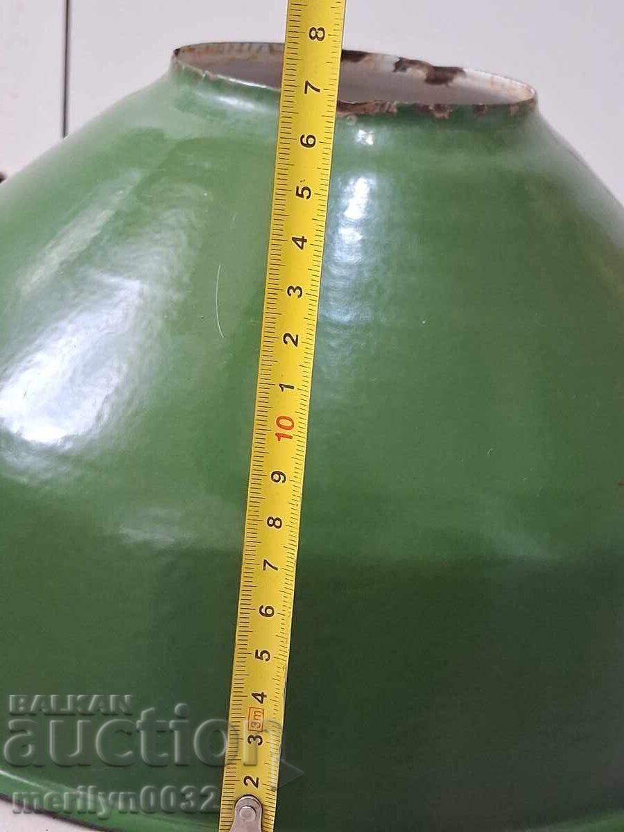 Double-sided enameled reflector lamp enamel 60s-70s - 6