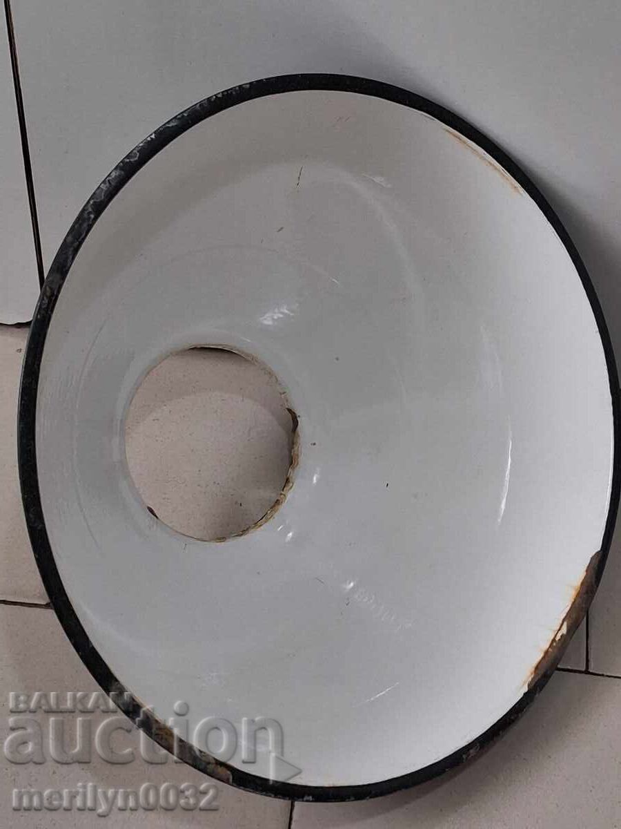 Double-sided enameled reflector lamp enamel 60s-70s - 7