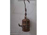 Miners carbide lamp early 20th century