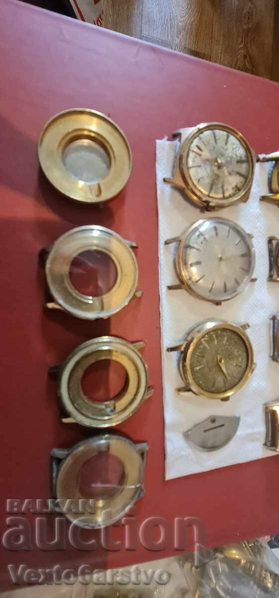 Delivery of Watches WATCHES - GOLD PLATED 11 pcs cases 20 m.,,GUB" Glashütte Delivery of Watches WATCHES - GOLD PLATED 11 pcs cases 20 m.,,GUB" Glashütte