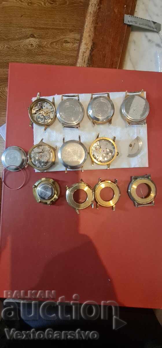 Watches WATCHES - GOLD PLATED 11 pcs cases 20 m.,,GUB" Glashütte - 5 Watches WATCHES - GOLD PLATED 11 pcs cases 20 m.,,GUB" Glashütte - 5