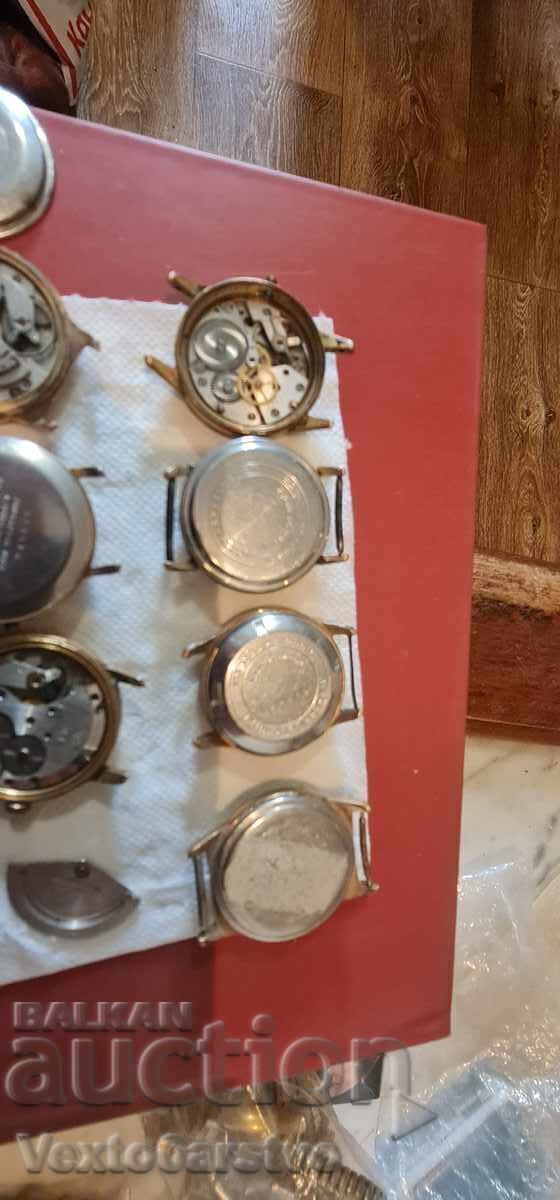 Watches WATCHES - GOLD PLATED 11 pcs cases 20 m.,,GUB" Glashütte - 6 Watches WATCHES - GOLD PLATED 11 pcs cases 20 m.,,GUB" Glashütte - 6