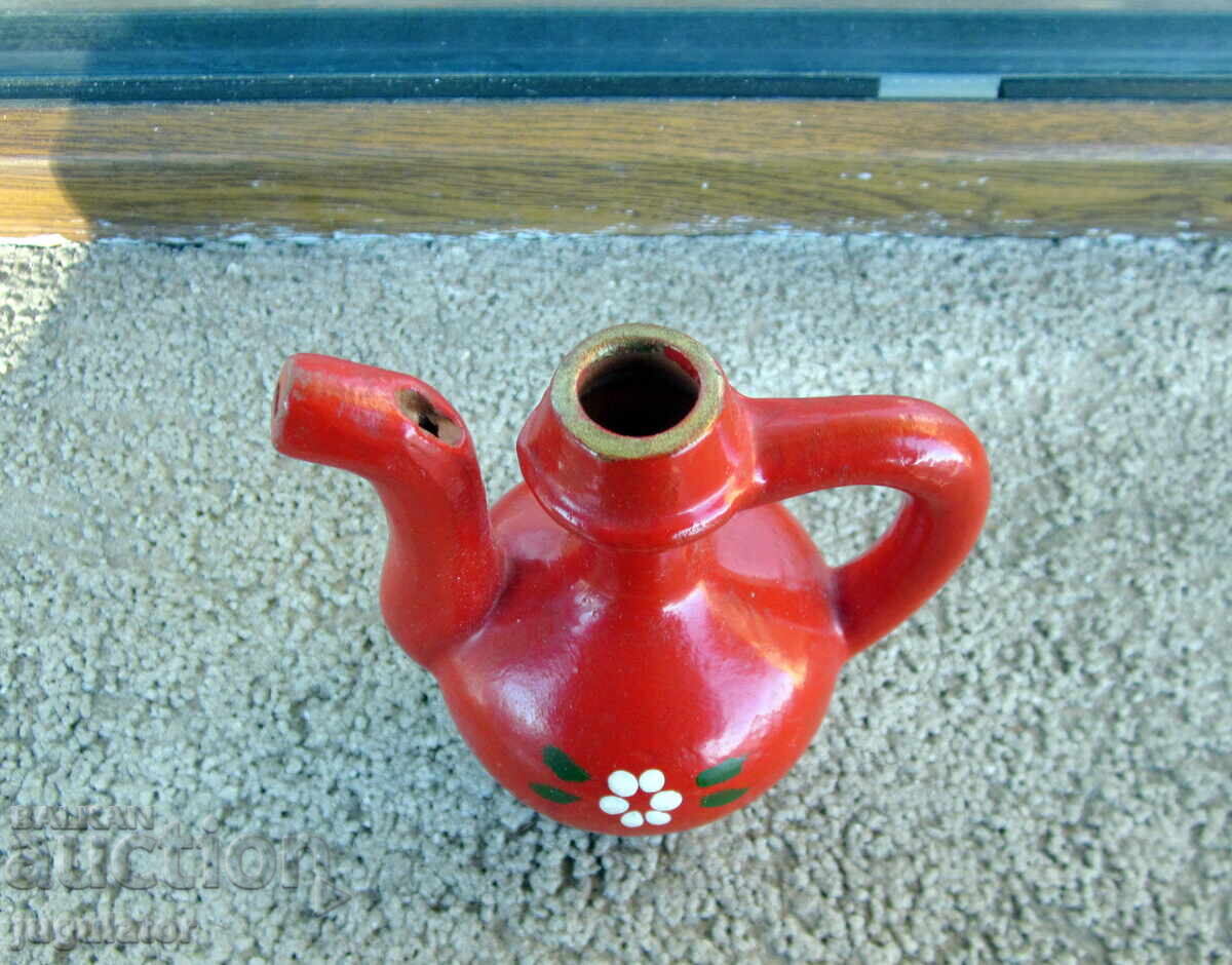 Antique Bulgarian Folk Ceramic Whistle Jug with price 20.00 BGN | € 10.23