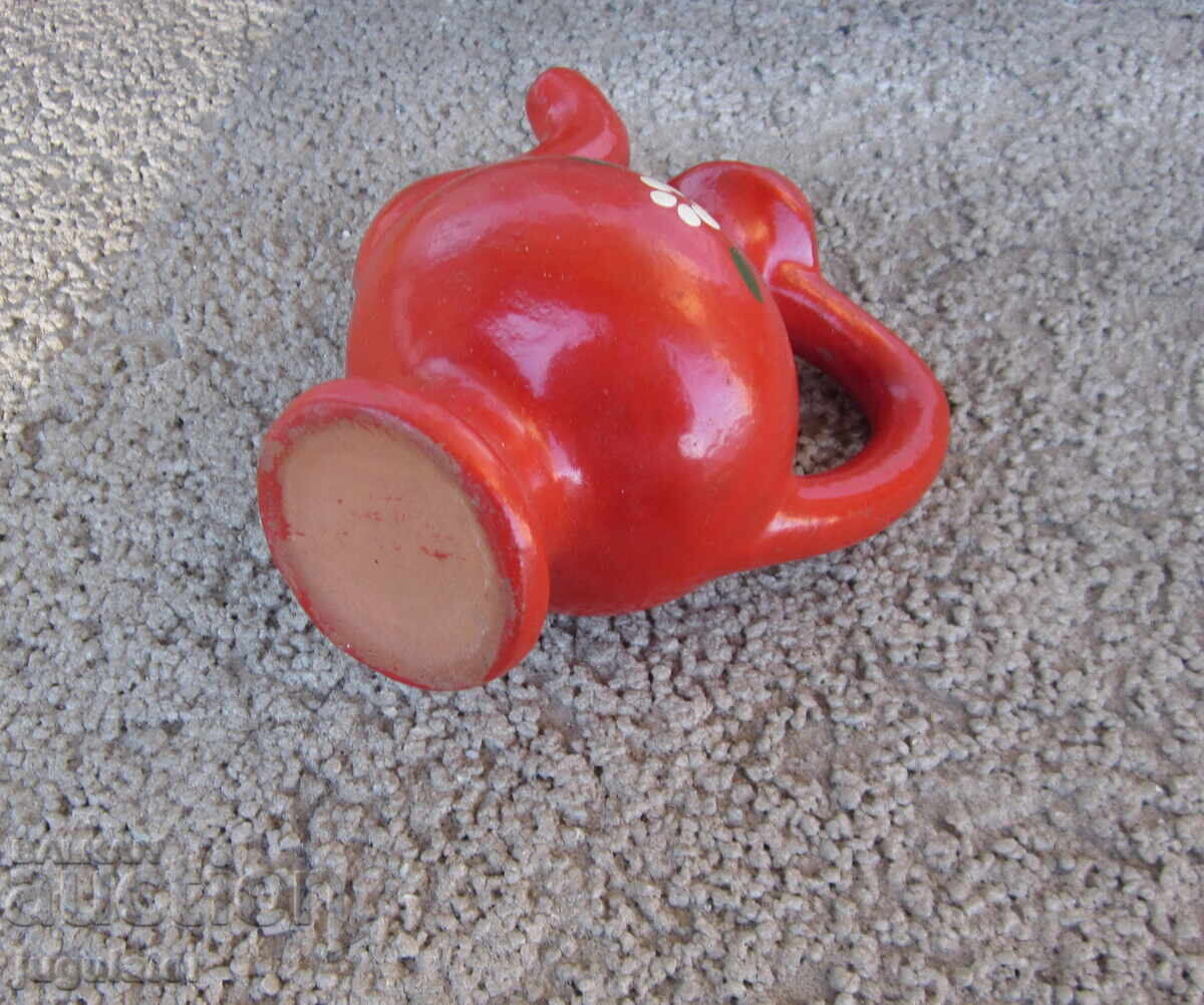 Antique Bulgarian Folk Ceramic Whistle Jug - 5