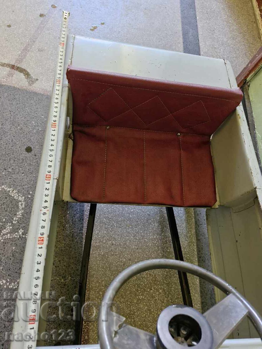 Ρωσικό μεταλλικό ποδηλατάκι με πετάλια - 10