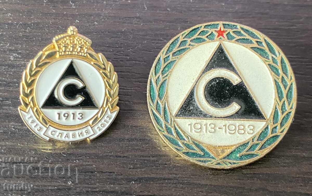 Δύο σήματα του Σλάβια