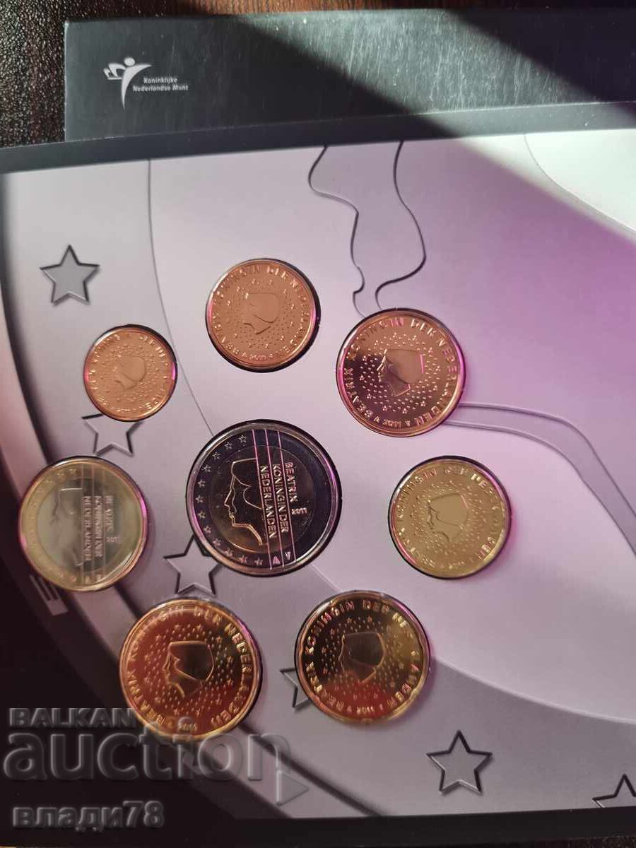Сет евромонети Холандия 2011 г - 5 Сет евромонети Холандия 2011 г - 5