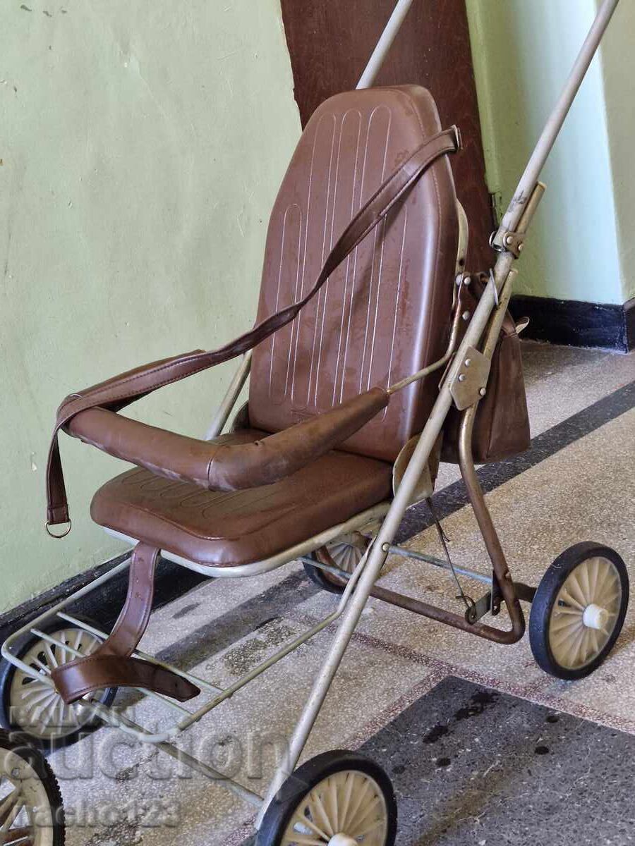 Cărucior retro pentru bebeluși + tricicletă pentru copii - 5