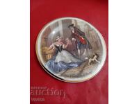 Farfurie veche din porțelan, 12cm